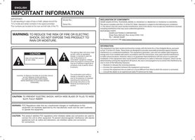 Sharp LC43LE653U LC48LE653U LC55LE653U TV Operating Manual